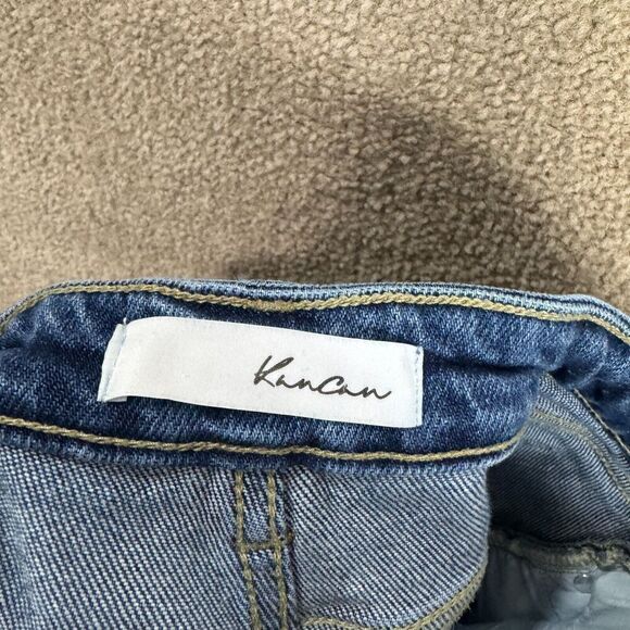 KanCan Renton Jeans Women Size 11/29 Blue High Rise Slim Straight Fit Distressed - Picture 13 of 15